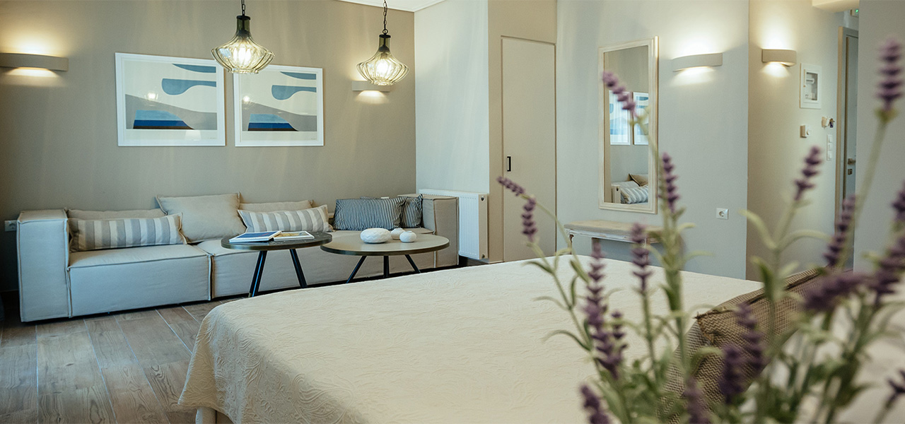 Junior Suite at Filoxenion Luxury Rooms & Lofts with view of Palamidi